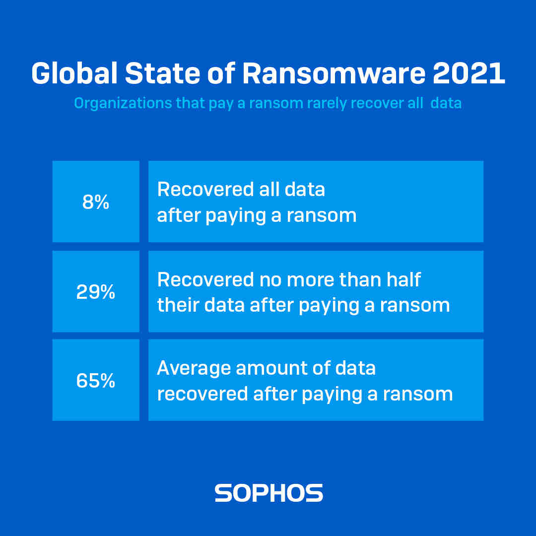 What happens if you pay the ransomware?
