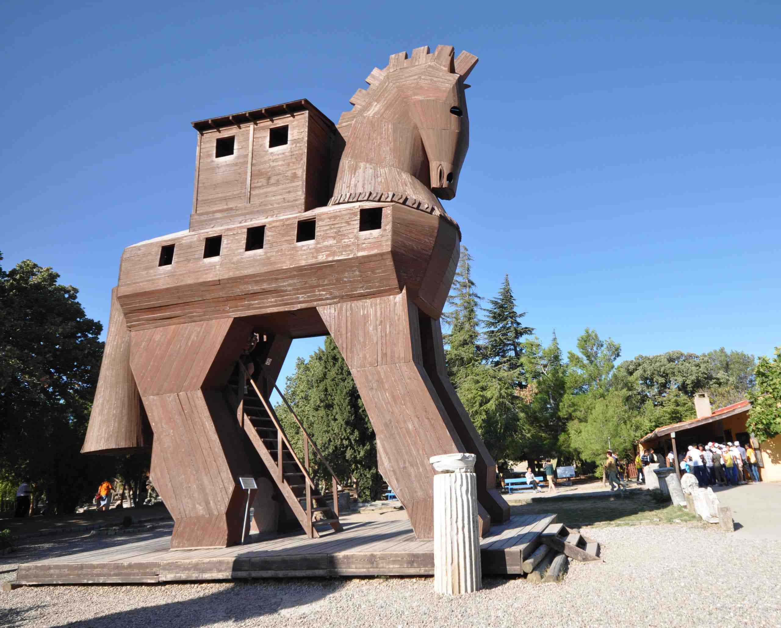 Where is the ancient city of Troy located today?